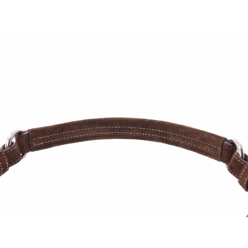 Prada Shoulder Bag Brown Suede - Picture 7 of 9